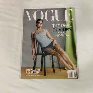 Vogue Dua Lipa “The Real Optimist, Advocate, Sensation” Jun/Jul 2022 Magazine